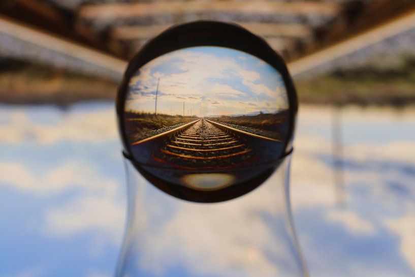 Le chemin de fer à Lensball par Ronny Struyf