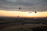 Hete Luchtballon bij avond