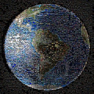 Erde als Mosaik, von der Nasa
