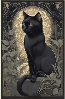 Zwarte kat