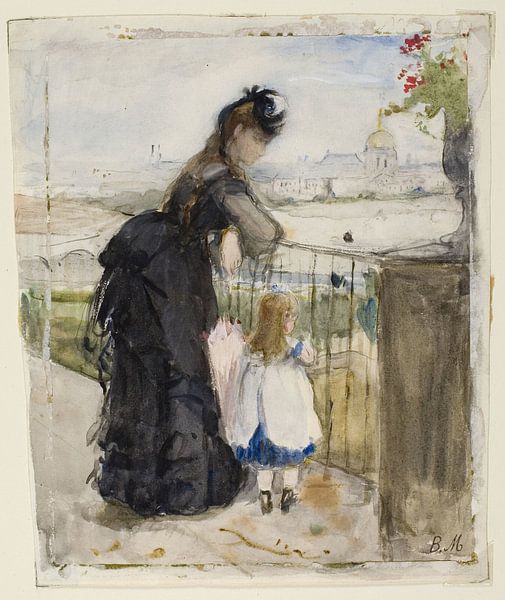 Sur le balcon, Berthe Morisot par Des maîtres magistraux