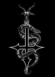 croix inversée et démon