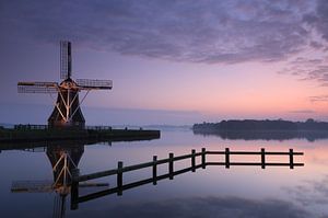 Beschauliche Windmühle von Sander van der Werf