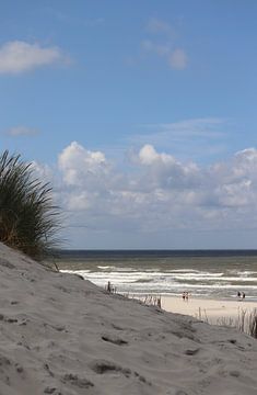 Vue mer depuis les dunes sur Clicksby JB