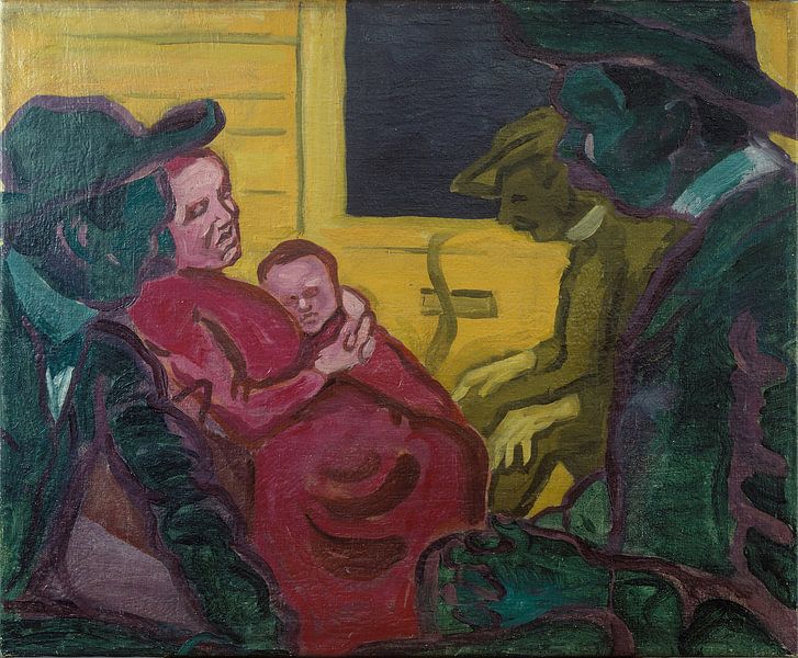 Bohumil Kubišta, Passengers in third class, 1908 by Atelier Liesjes