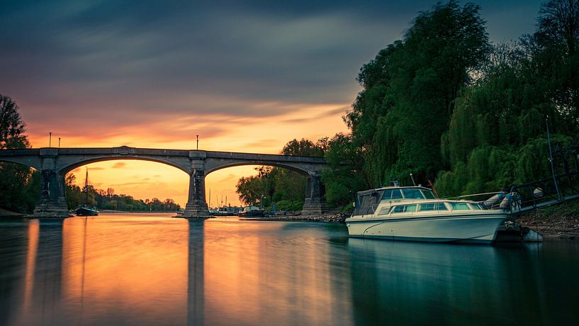 Grafenwerth Bridge by Jens Unglaube