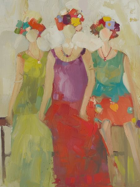 Colourful ladies by Studio Allee