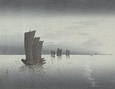 Fischerboote, Ohara Koson von Meisterhafte Meister Miniaturansicht