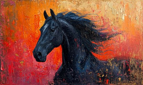 Vurig Paarden Portret