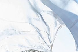 Flapping tarpaulin at Kazakh Mongolia by Nanda Bussers