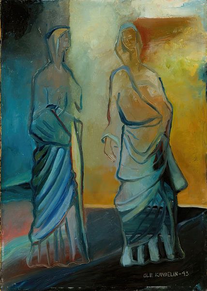 Ole Kandelin - Two Apostles (1943) by Peter Balan