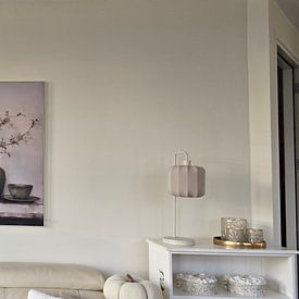 Kundenfoto: Neues ländliches Stillleben in sanften Grüntönen von Carla Van Iersel, als artframe