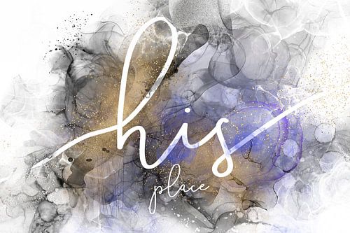 Zijn plaats - Alcohol Ink Rush