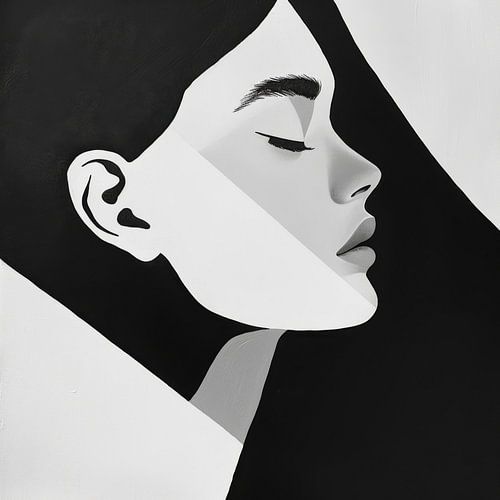 Mevrouw Zwart Wit