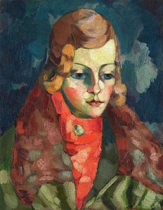 Konrad Mägi - Porträt einer Dame (zwischen 1923 und 1924)