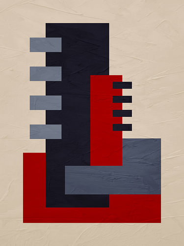 Art abstrait géométrique moderne