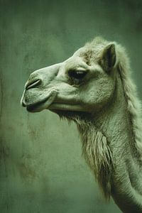 Kamelprofil in Soft Green Portrait