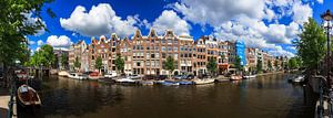 Prinsengracht Amsterdam panorama van Dennis van de Water