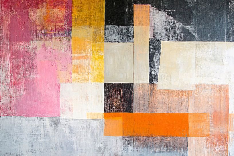 Abstrakte Kunst mit Farbflächen von Imperial Art House
