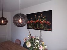Klantfoto: Tulpen stilleven van Dirk Verwoerd, op canvas
