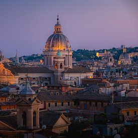 Uitzicht over Rome, Italië van Wilco Bos