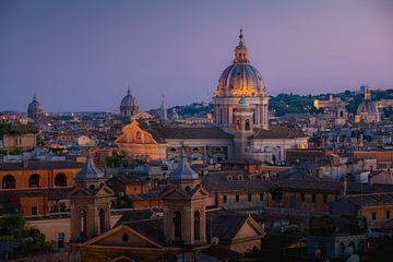 Uitzicht over Rome, Italië