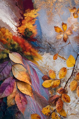 schilderachtige abstracte herfst