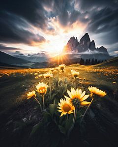 Ein Morgen in den Dolomiten