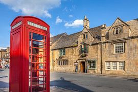 In het centrum van Chipping Campden, Cotswolds, Engeland