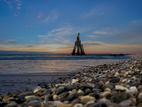 Sunset on the coast