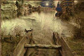 Am Wehr by Heidrun Carola Herrmann