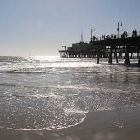 Pier von Santa Monica USA von Paul Franke