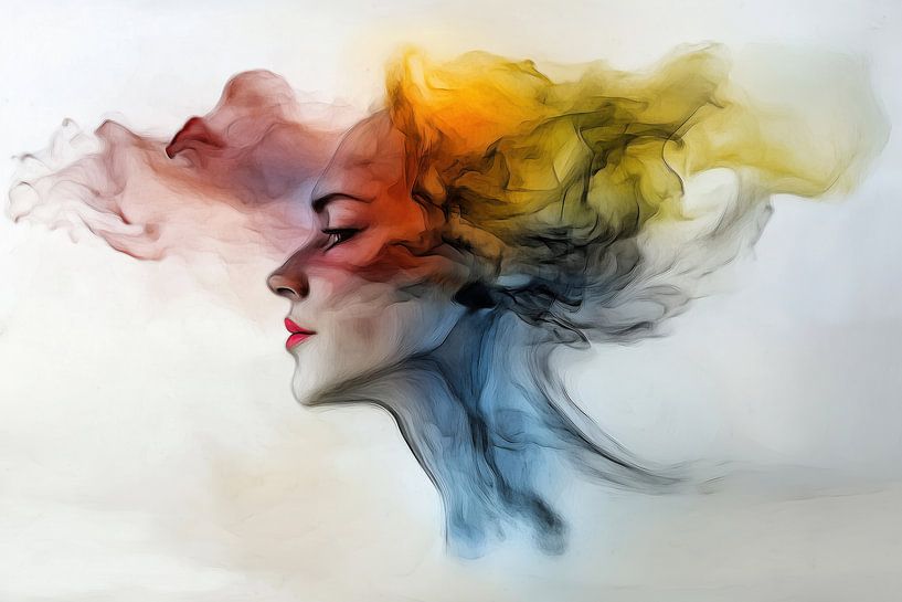 the woman's head by Harry Cathunter