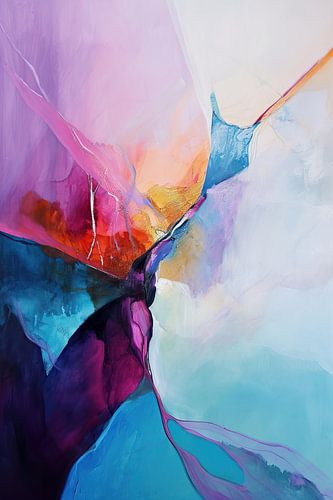 Danse abstraite des couleurs