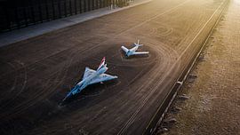Flugzeuge am Soesterberg von Sebastiaan van der Ham