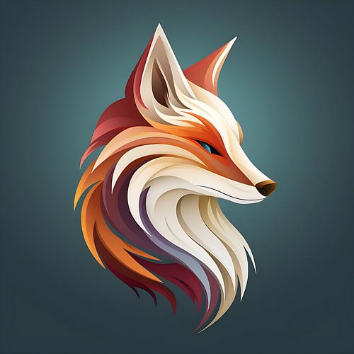 Vector image Fox
