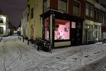 Salon de coiffure Beichies dans la Predikherenstraat à Utrecht sur Donker Utrecht