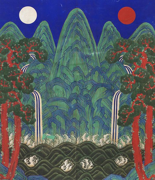 The Sun, Moon, and Five Peaks by Masterful Masters