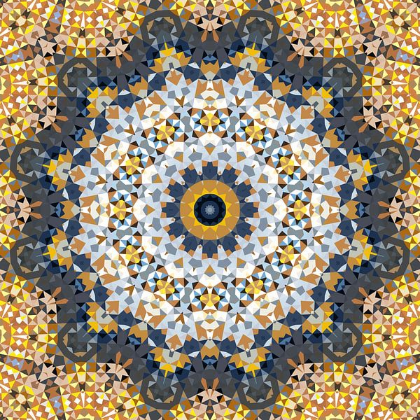 Mandala-patroon 10 van Marion Tenbergen