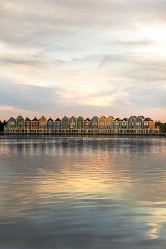 Wooden houses in typical Dutch architecture by Arnoud Blankenstein