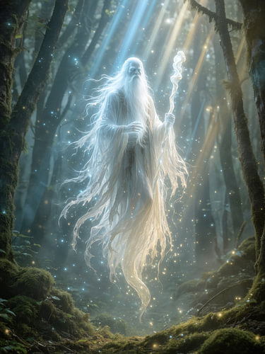 Le sage de la forêt mystique
