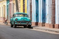 Groene Chevrolet in Trinidad