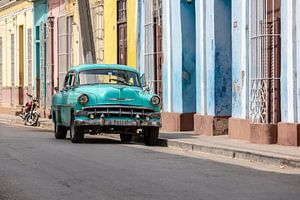 Groene Chevrolet in Trinidad van Tilo Grellmann