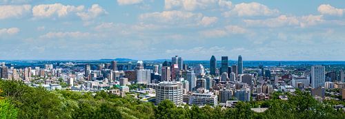 Panorama der Skyline von Montreal