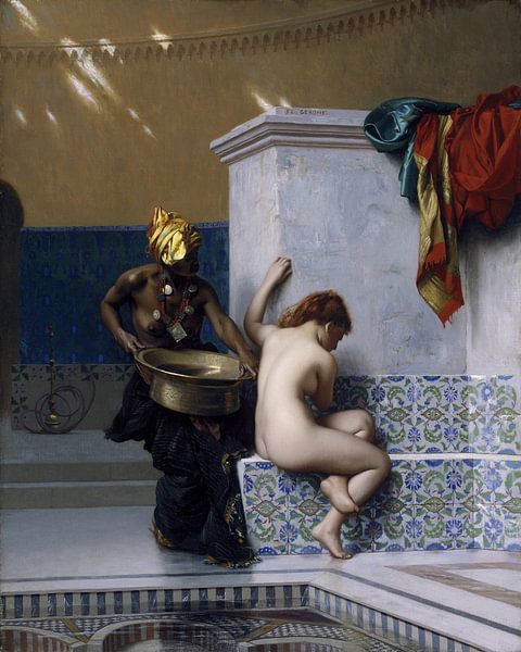 Türkisches Bad, Jean-Léon Gérôme von Atelier Liesjes