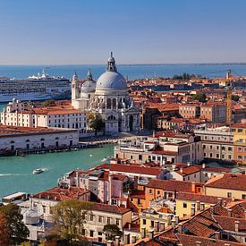 Venise vue de la tour de l'horloge de San Marco sur Jan Kranendonk