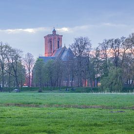 Nice view of Elburg's Grote Kerk by Meindert Marinus