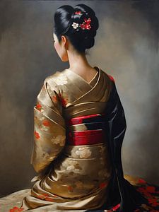 Japanese Geisha by Jolique Arte