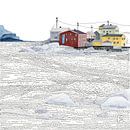 Village de pêcheurs norvégiens Nyksund par Carmen de Bruijn Aperçu