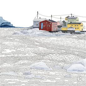 Village de pêcheurs norvégiens Nyksund sur Carmen de Bruijn